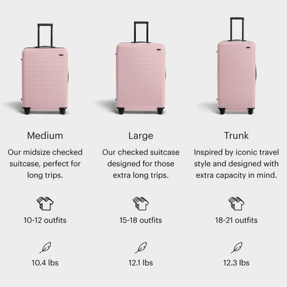 Away Checked Luggage, Lightweight Spinner Suitcase