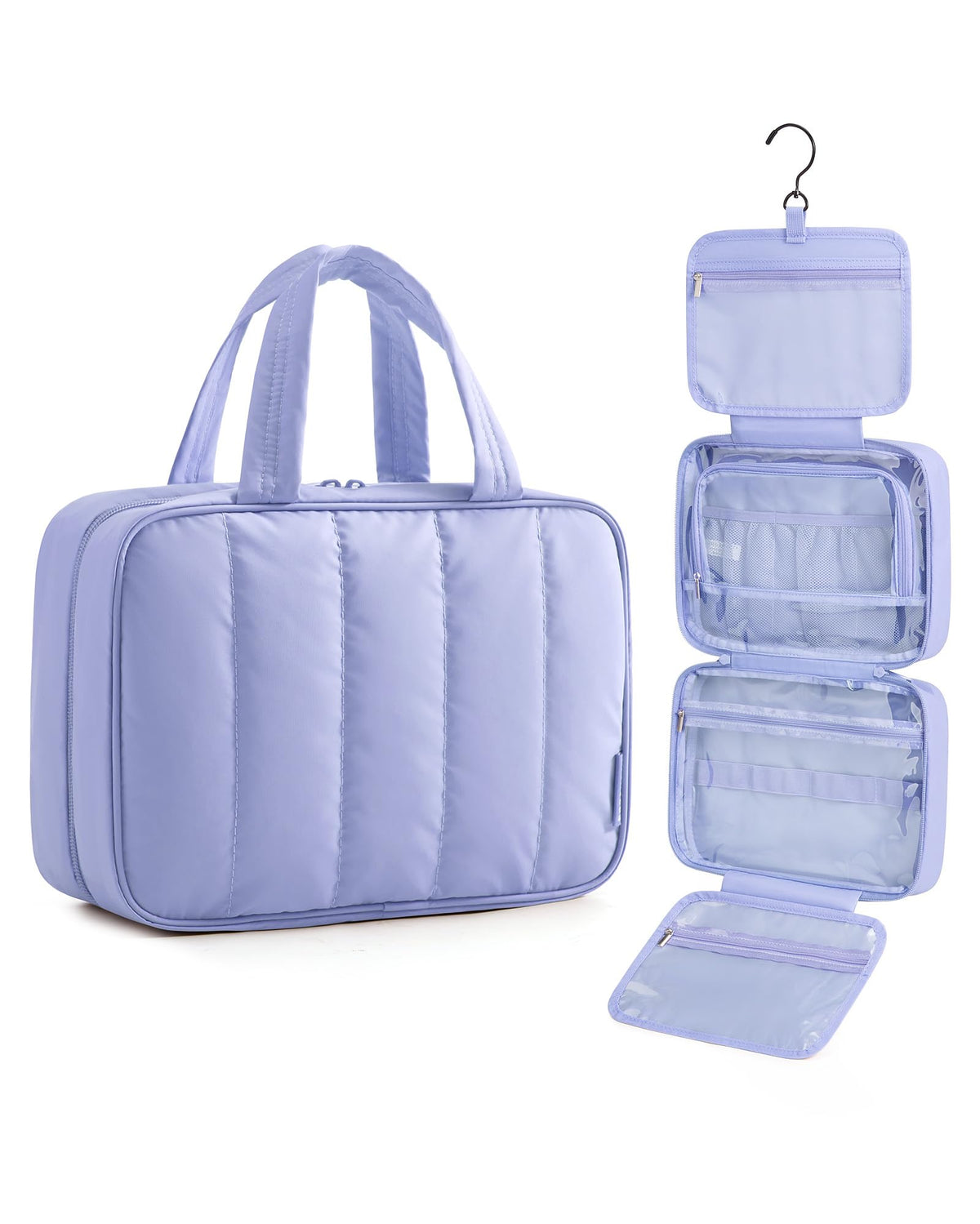 Waterproof Hanging Toiletry Bag for Full-Size Essentials