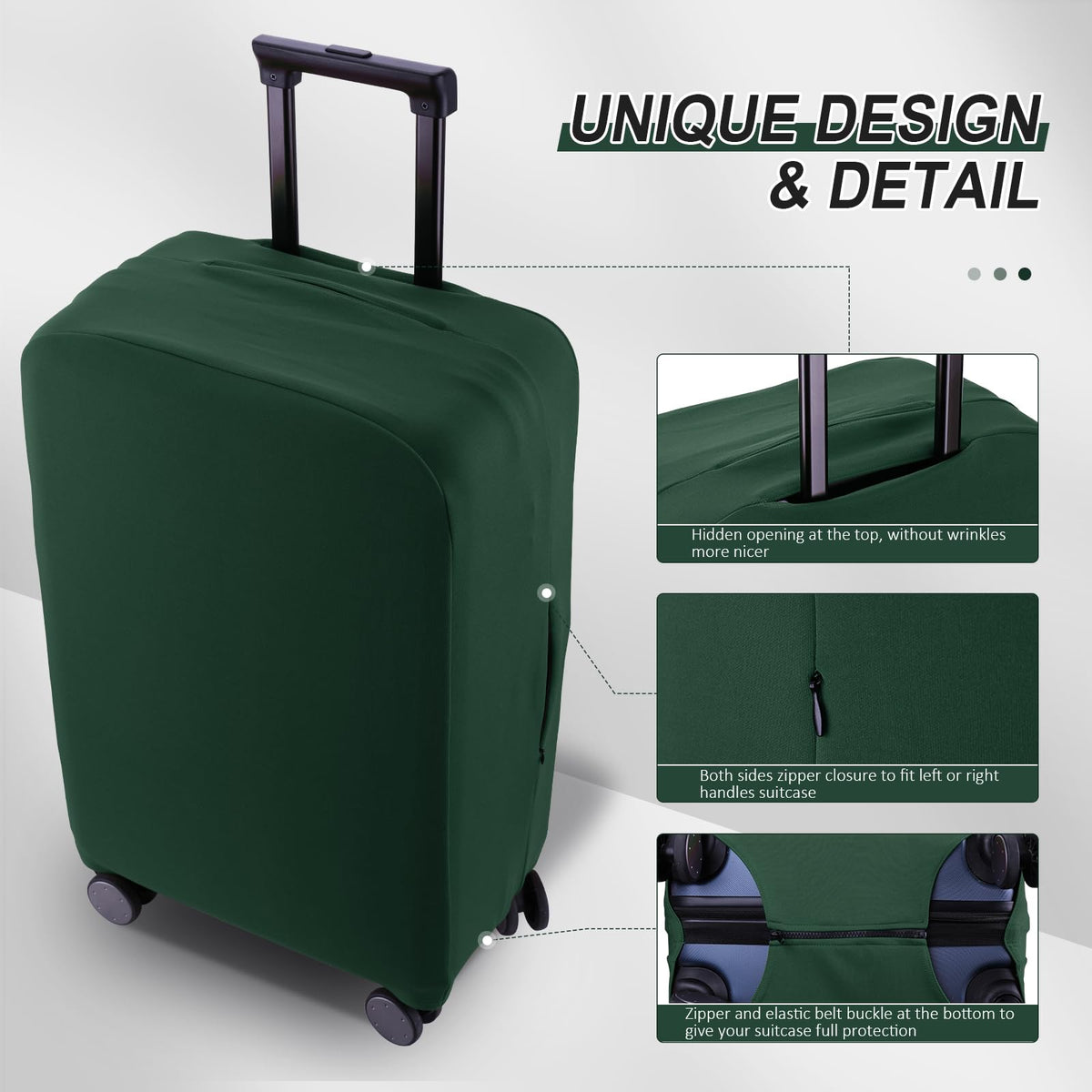 RainVillage Travel Luggage Cover Suitcase Protector