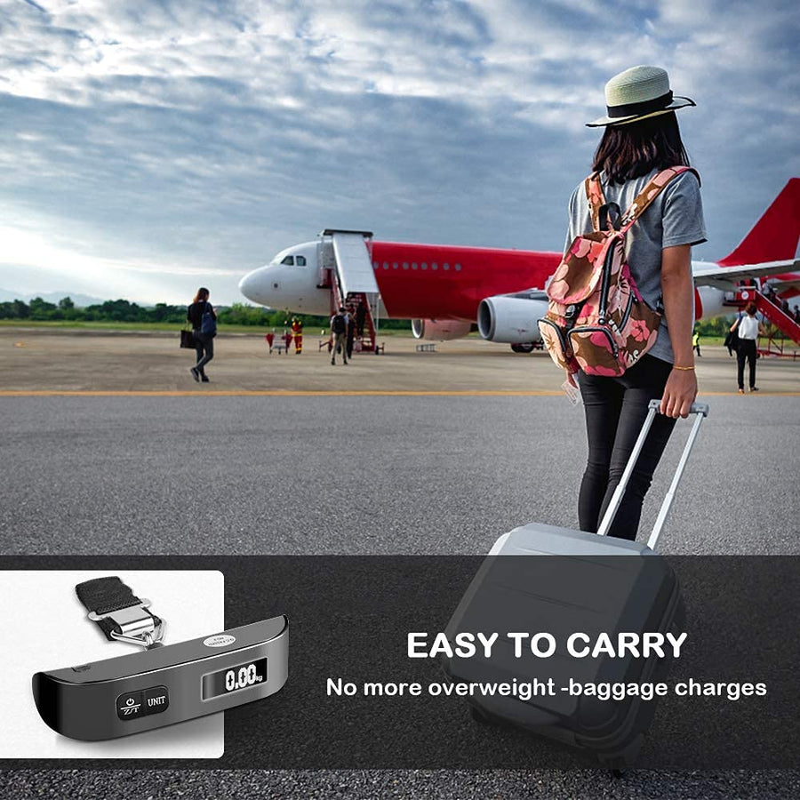 110 lb Digital Luggage Scale with Backlit Display