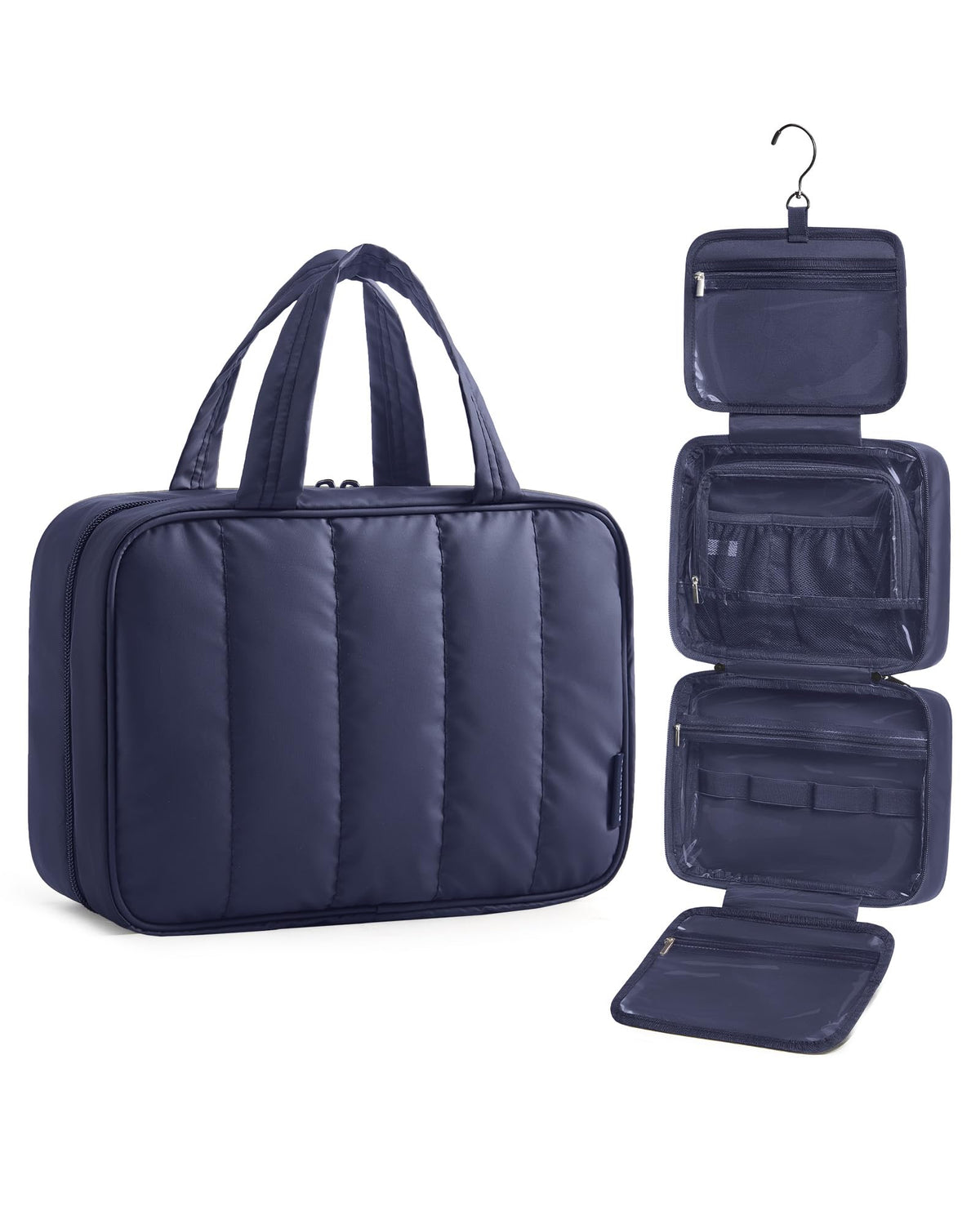 Waterproof Hanging Toiletry Bag for Full-Size Essentials