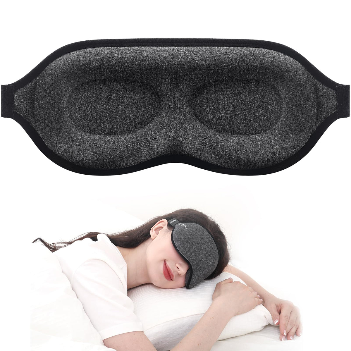 Light-Blocking Sleep Mask for Side Sleepers