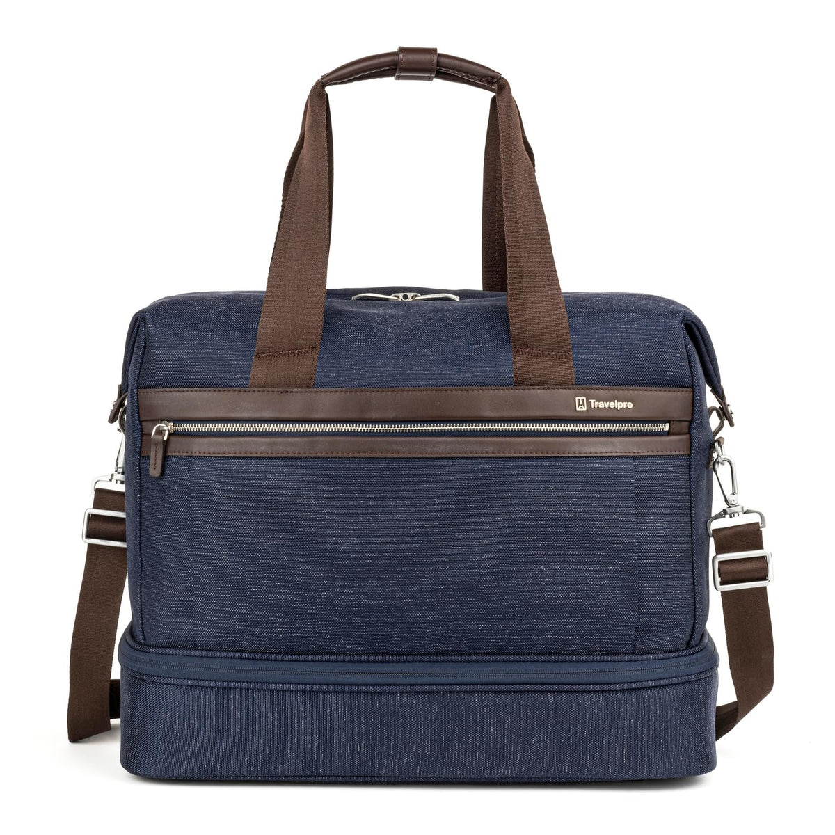 Travelpro Platinum Elite Carry on Soft Travel Drop-Bottom Weekender Bag, Overnight, Men and Women