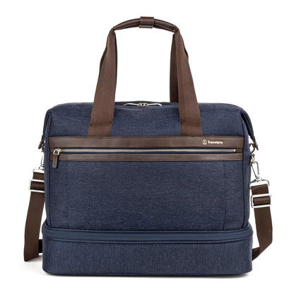 Travelpro Platinum Elite Carry on Soft Travel Drop-Bottom Weekender Bag, Overnight, Men and Women