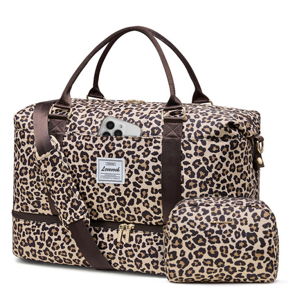 LOVEVOOK Travel Duffle Bag,Weekender Bags for Women with Shoe Compartment