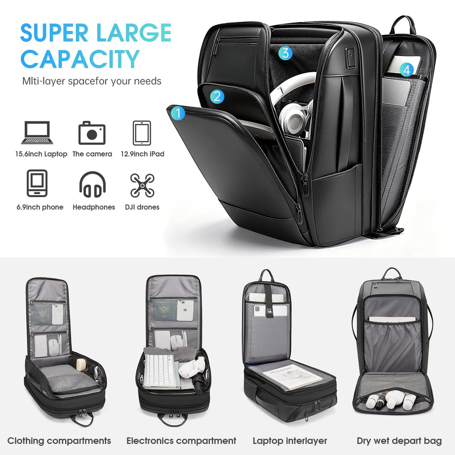 TANGCORLE Travel Backpack, 40L Carry On Laptop Backpack Collection