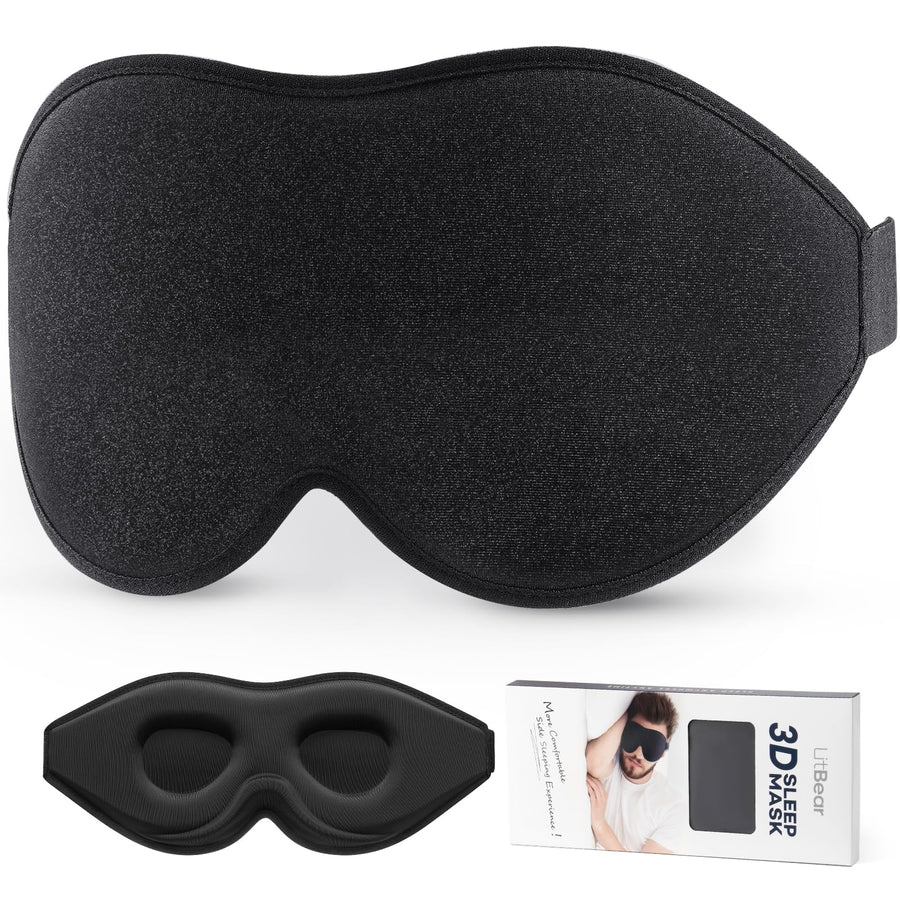 3D Contoured Sleep Mask for Side Sleepers