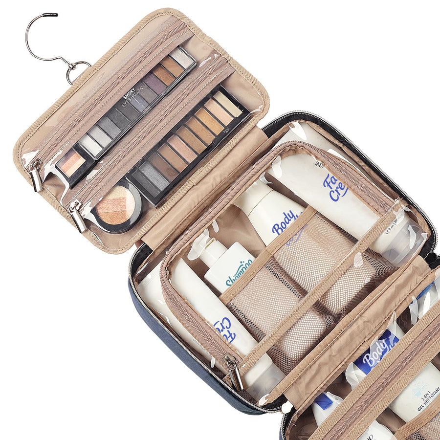 Hanging Travel Toiletry Bag for Full-Size Essentials