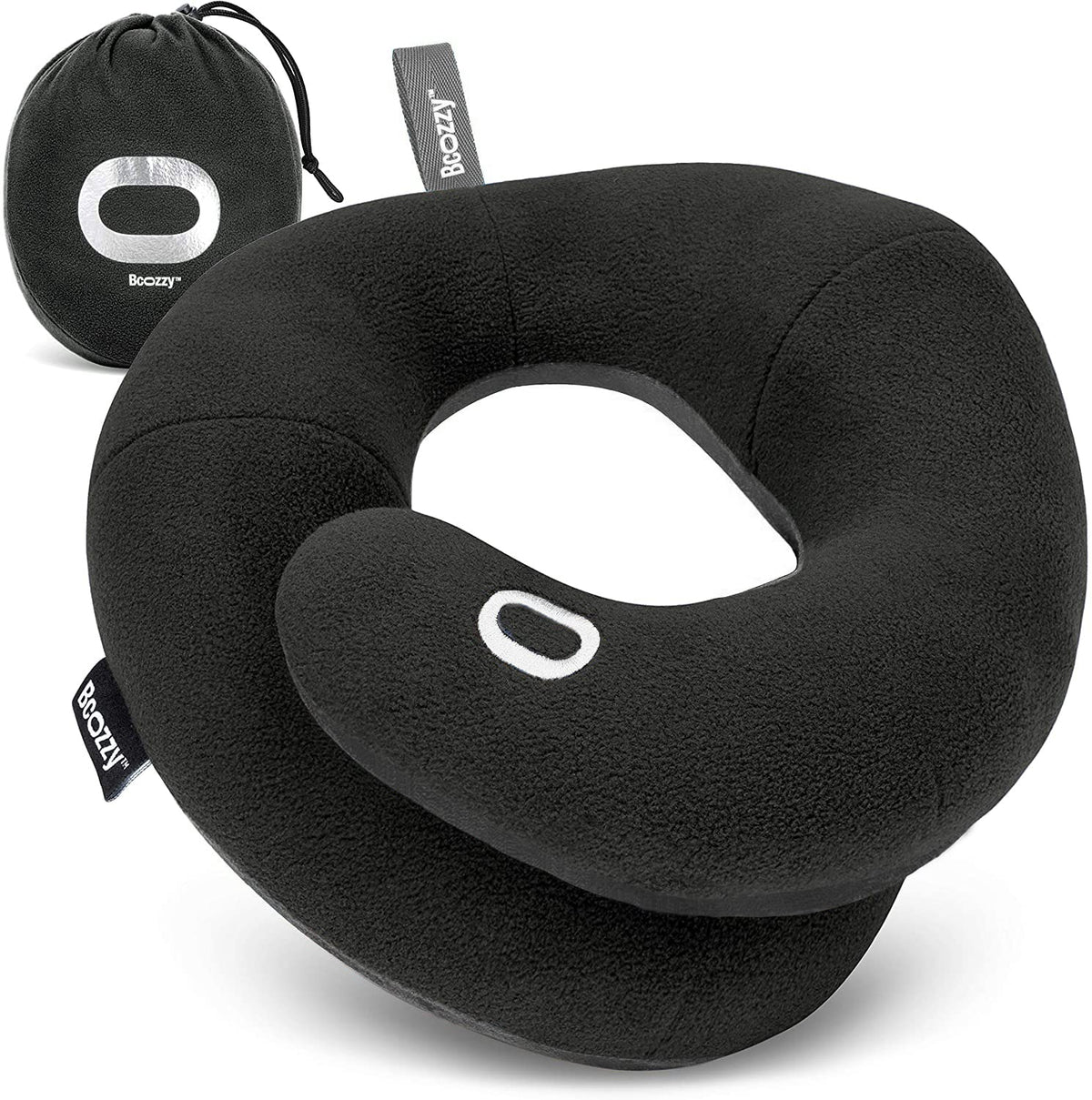 BCOZZY Travel Neck Pillow for Airplane, Head & Chin Support, Parent