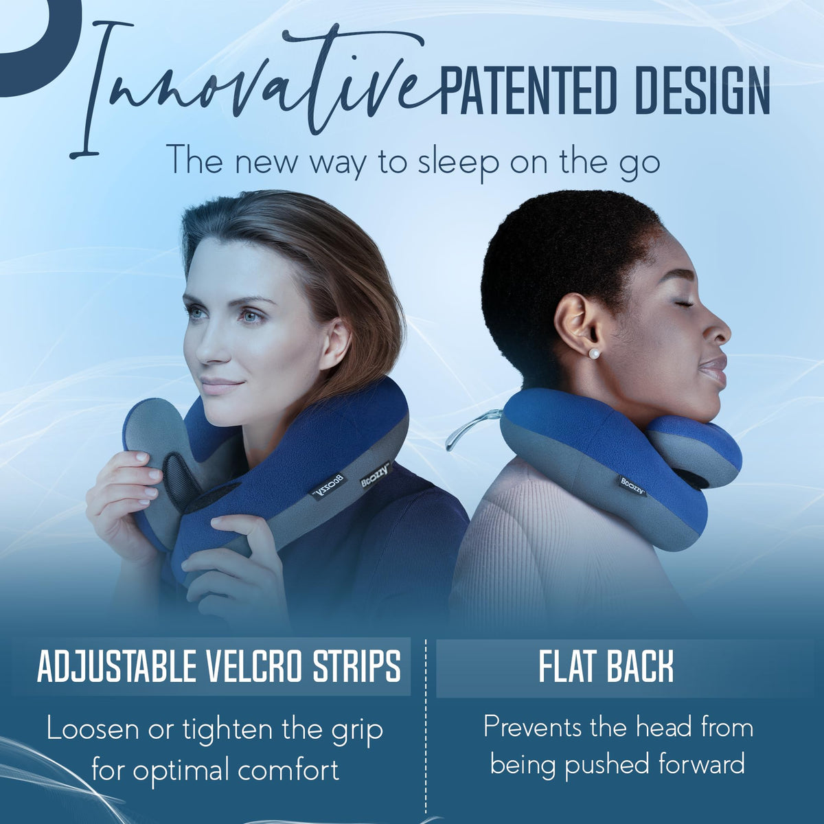 BCOZZY Travel Neck Pillow for Airplane, Head & Chin Support, Parent