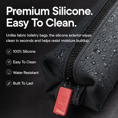 Water-Resistant Travel Dopp Kit with Easy-Access Opening