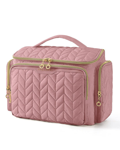 Large Wide-Open Travel Toiletry Bag with Handle