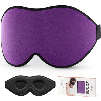 3D Contoured Sleep Mask for Side Sleepers