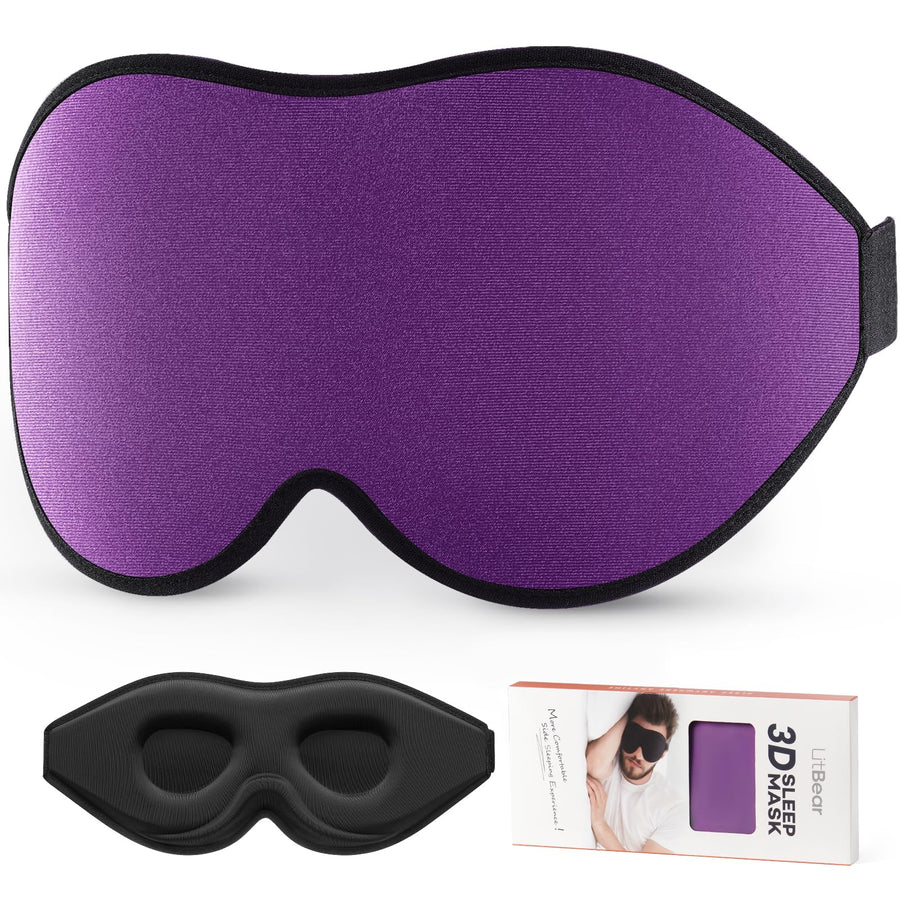 3D Contoured Sleep Mask for Side Sleepers