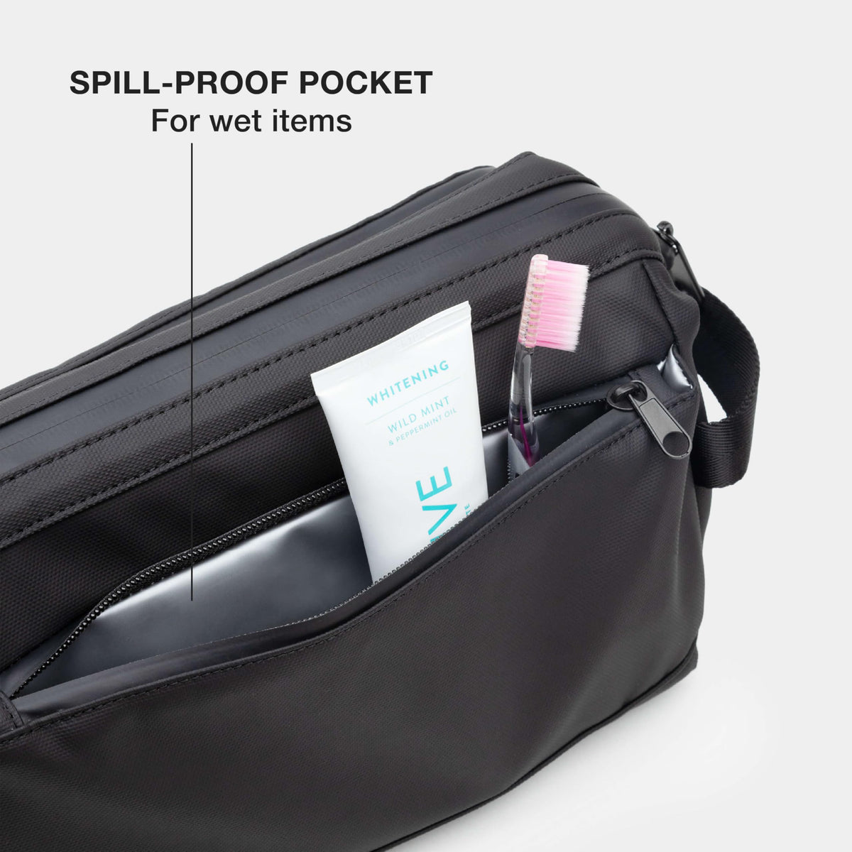 5L Weatherproof Travel Dopp Kit with Easy-Access Top