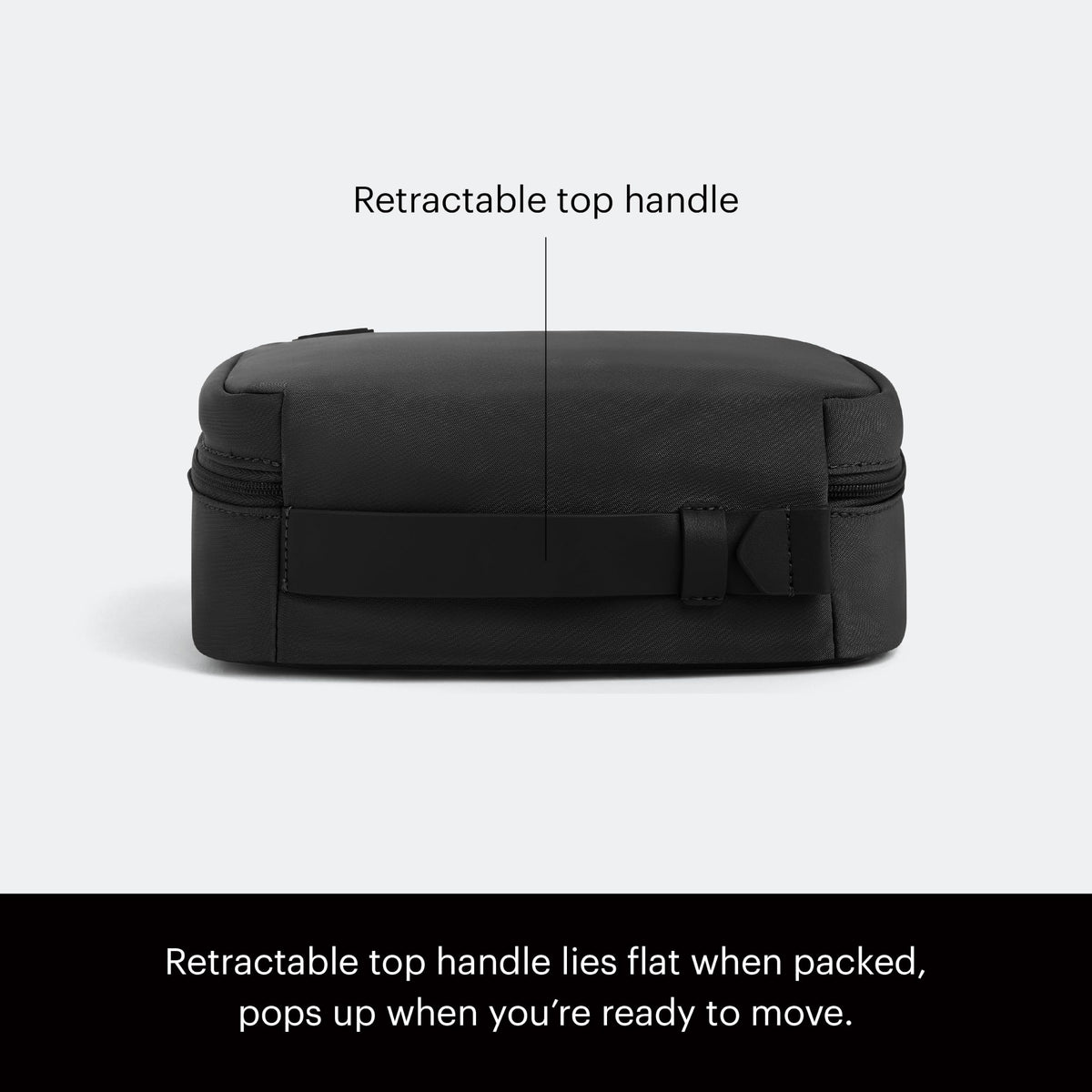 Water-Repellent Travel Cosmetics Bag with Organized Storage