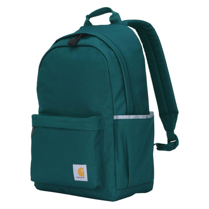 Carhartt 21L Classic Laptop Backpack, Water-Resistant Pack W/ 15" Laptop Sleeve and Organizational Compartments, Atomic Blue