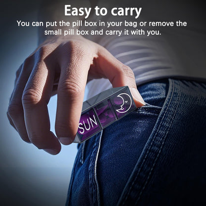 7-Day AM PM Pill Organizer with Detachable Cases