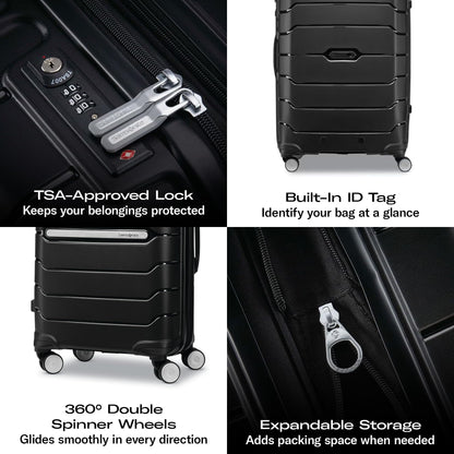 Samsonite Freeform Hardside Expandable with Double Spinner Wheels