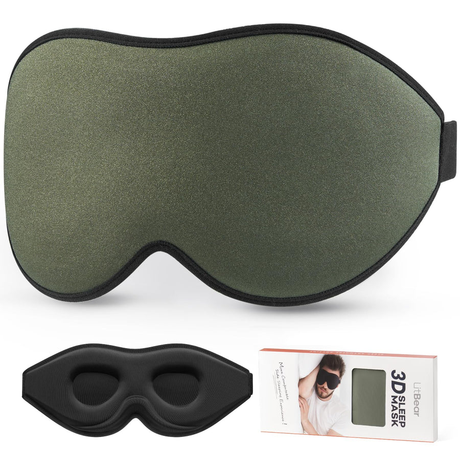 3D Contoured Sleep Mask for Side Sleepers
