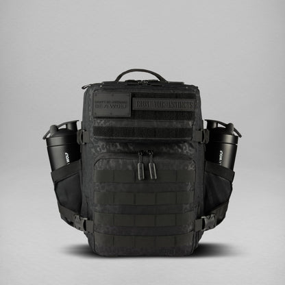WOLFpak 25L Athletic Gym Backpack - Durable 1000D Waterproof Oxford Material with MOLLE Webbing, Laptop Pocket
