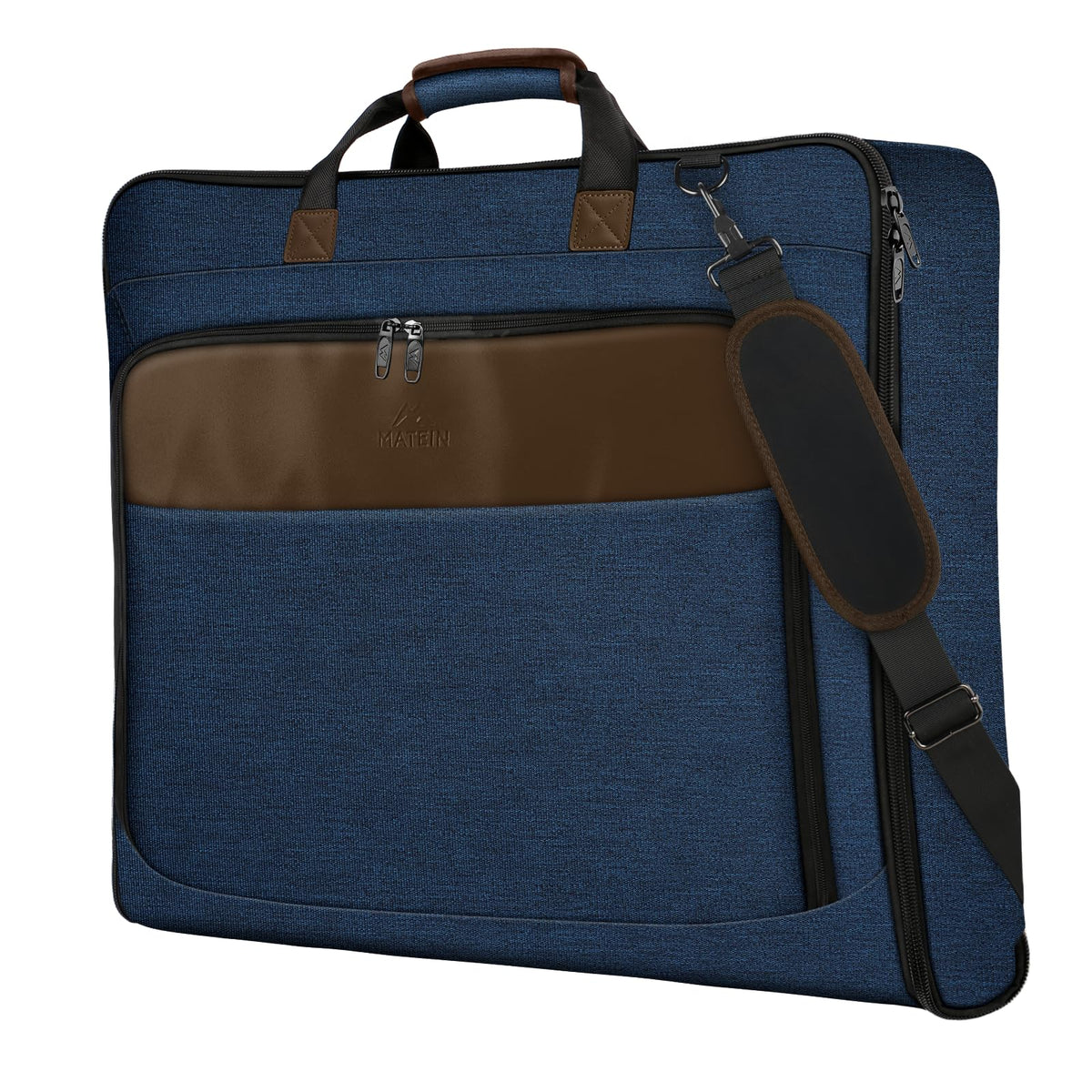Large Travel Garment Bag with Shoulder Strap