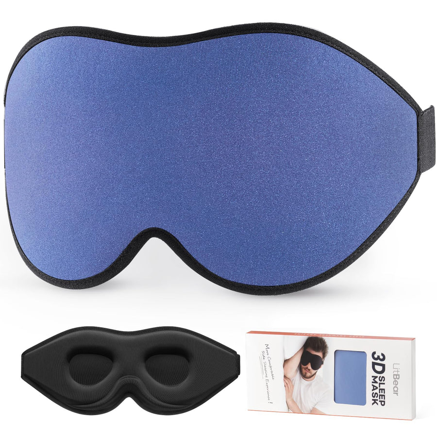 3D Contoured Sleep Mask for Side Sleepers