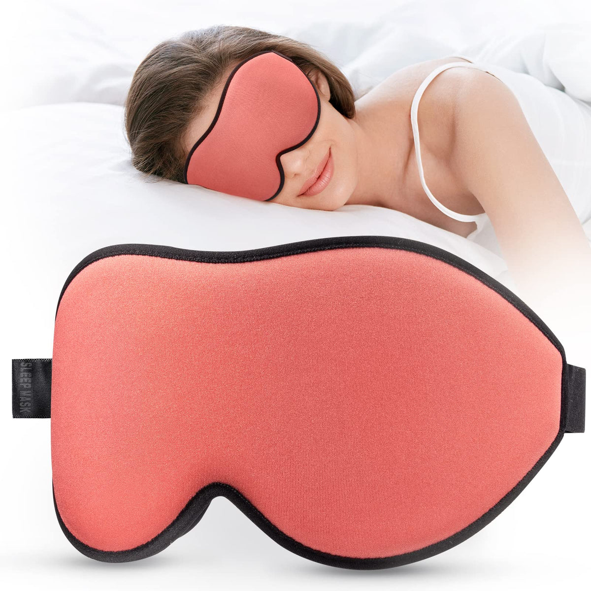 3D Contoured Sleep Mask for Side Sleepers