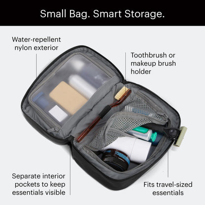 Water-Repellent Travel Cosmetics Bag with Organized Storage