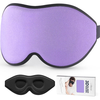 3D Contoured Sleep Mask for Side Sleepers