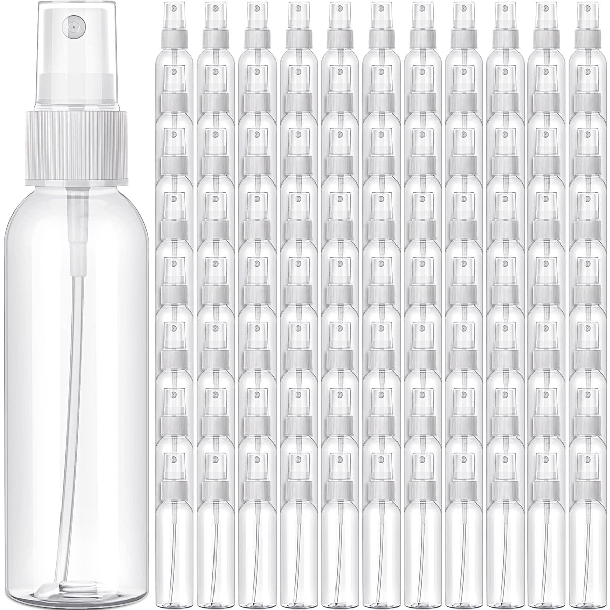 Nuogo 4 oz Refillable Travel Spray Bottles, 90 Pack