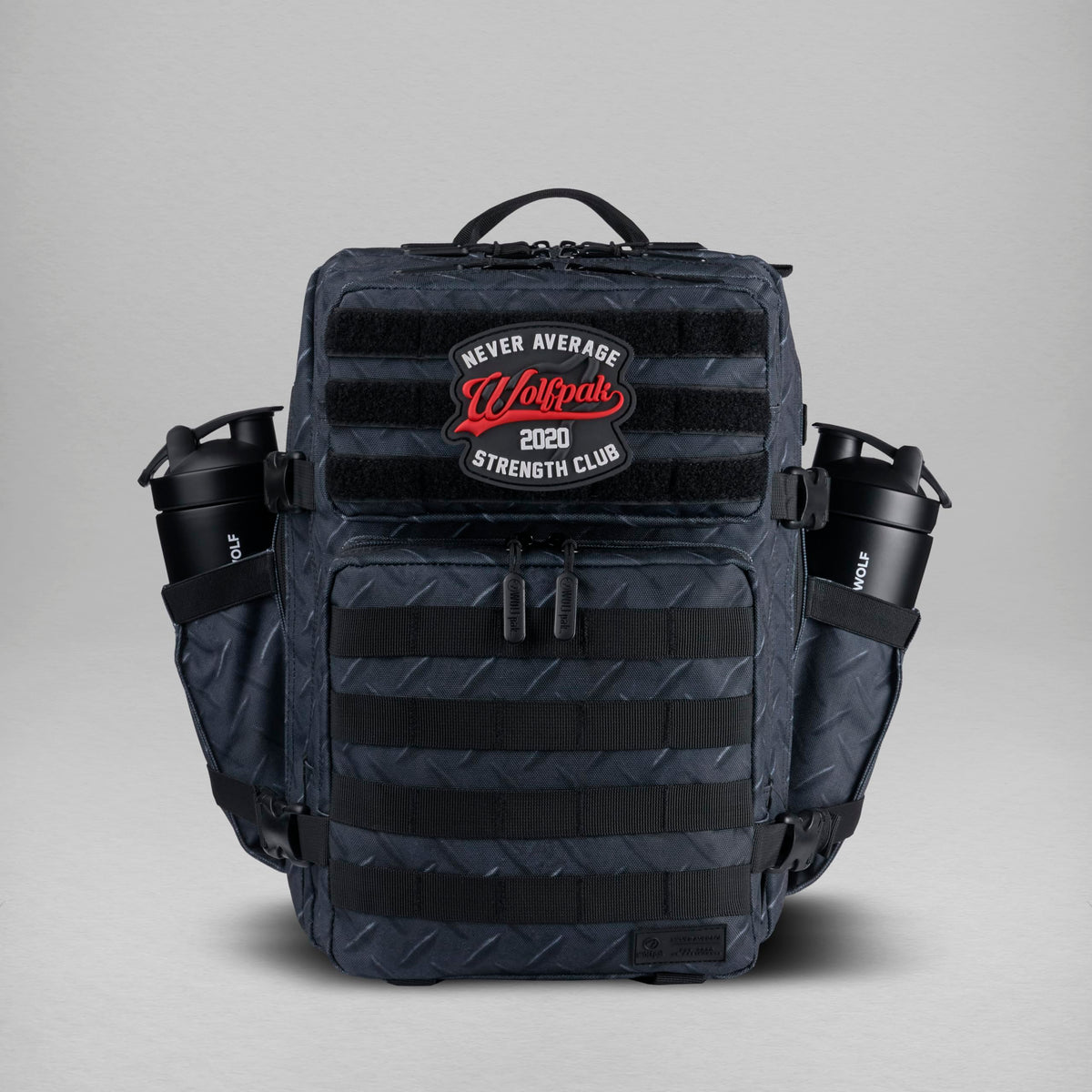 WOLFpak 25L Athletic Gym Backpack - Durable 1000D Waterproof Oxford Material with MOLLE Webbing, Laptop Pocket
