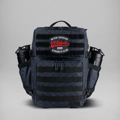 WOLFpak 25L Athletic Gym Backpack - Durable 1000D Waterproof Oxford Material with MOLLE Webbing, Laptop Pocket