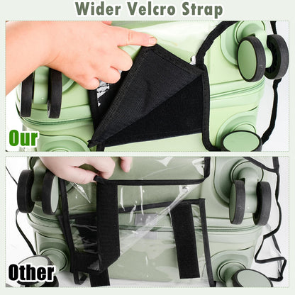 Thick Clear Protective Luggage Cover for Suitcases