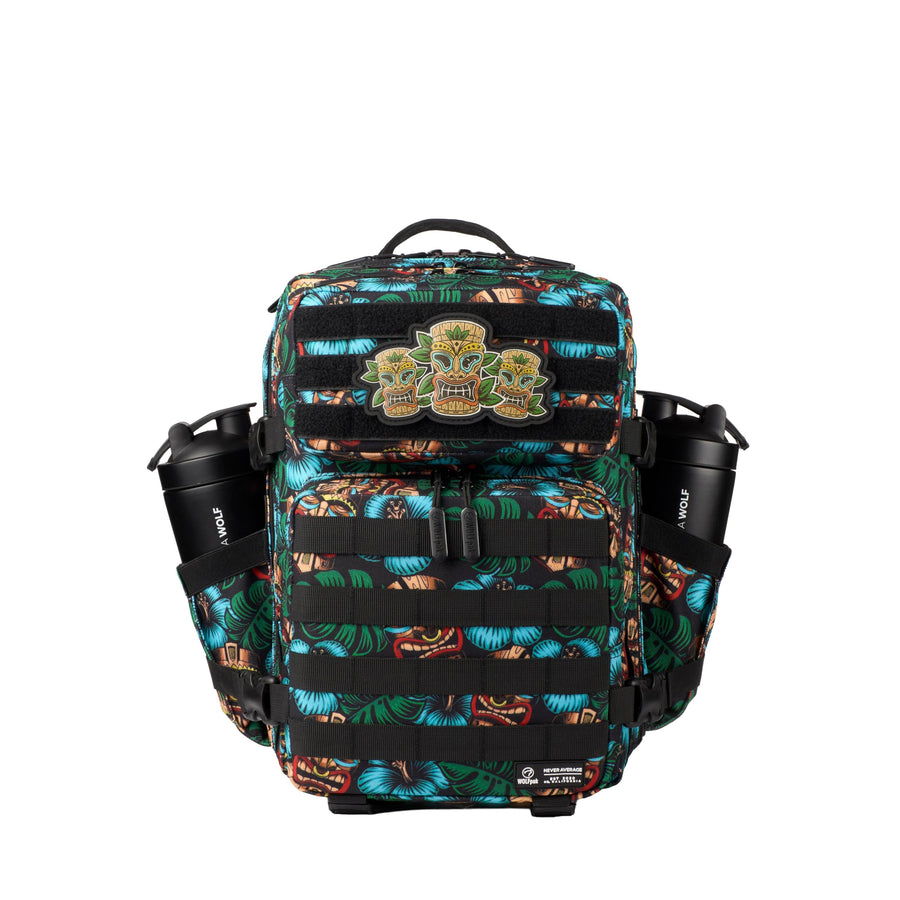 WOLFpak 25L Athletic Gym Backpack - Durable 1000D Waterproof Oxford Material with MOLLE Webbing, Laptop Pocket