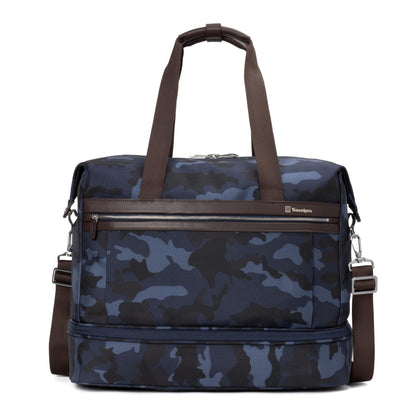 Travelpro Platinum Elite Carry on Soft Travel Drop-Bottom Weekender Bag, Overnight, Men and Women