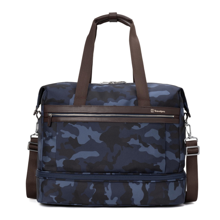 Travelpro Platinum Elite Carry on Soft Travel Drop-Bottom Weekender Bag, Overnight, Men and Women