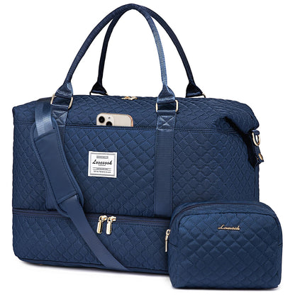 LOVEVOOK Travel Duffle Bag,Weekender Bags for Women with Shoe Compartment