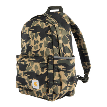 Carhartt 21L Classic Laptop Backpack, Water-Resistant Pack W/ 15" Laptop Sleeve and Organizational Compartments, Atomic Blue