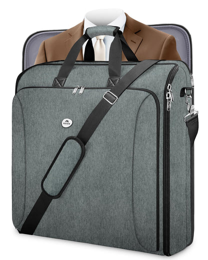 MATEIN Garment Bag for Travel, Large Suit Bag Travel Up to 6 Suits
